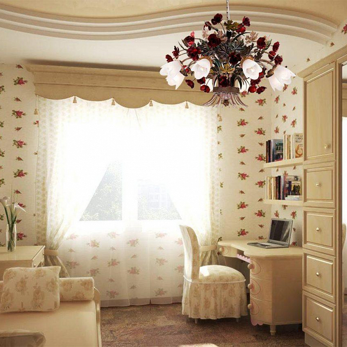 Люстра Lucia Tucci Fiori di rose 1760.8